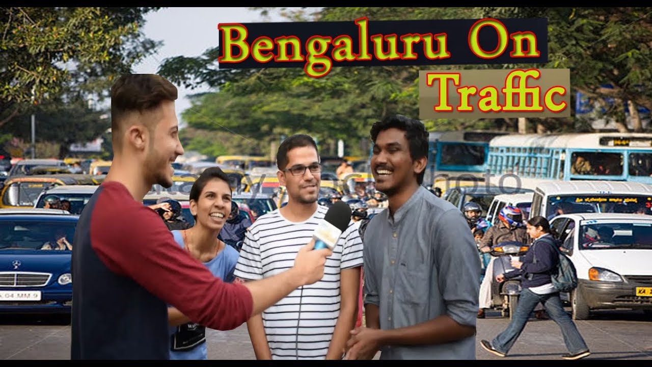 Public reaction on traffic situation in Bangalore | Bangalore Traffic | Mc Taiwer | Bangalore Media