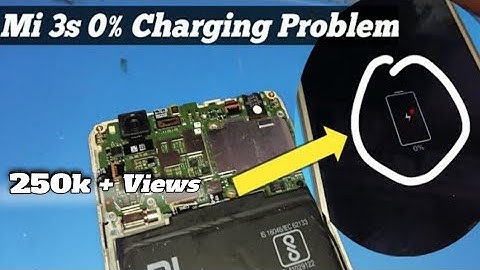 Mi 3s Charging Always 0% Percent Show Problem Solution | By Mobile R Sikhe