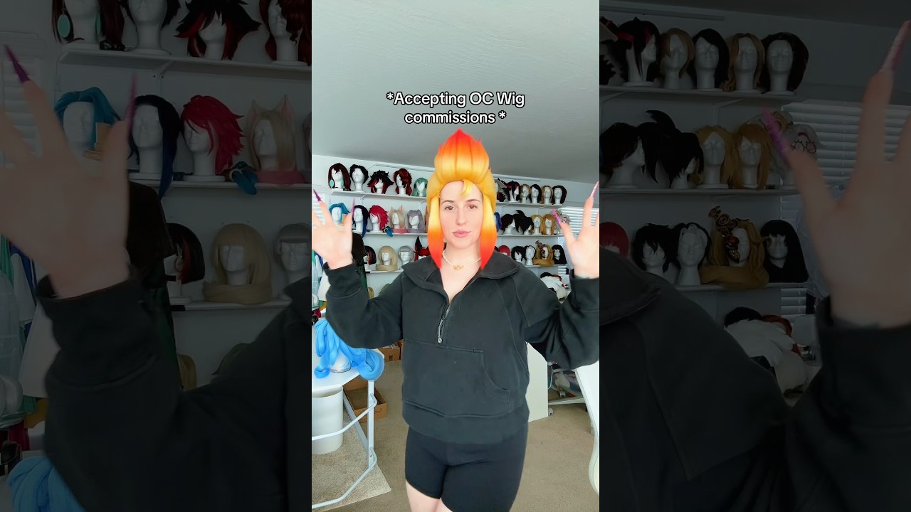 My Hero Academia OC Wig!!! #myheroacademia #oc #wigstyling #wigs