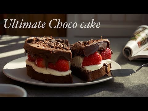 How To Make The Ultimate Chocolate Cake | sns에서 핫한 초코케이크 만들기 - 데라세르나