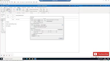 Microsoft Outlook 2019 | Outlook 2021 - Add Email Tracking and Delivery Options to Outlook 2019