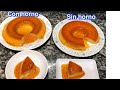 Rico Flan de auyama o Calabaza rápido y fácil de preparar, con horno y sin horno una receta 2 en 1