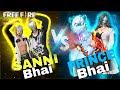 SANNI Bhai vs PRINCE Bhai |#freefire #freefireindia #reelschallenge#india #shortvideo #reels 