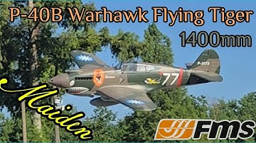 FMS 1400mm P-40 Maiden and My thoughts