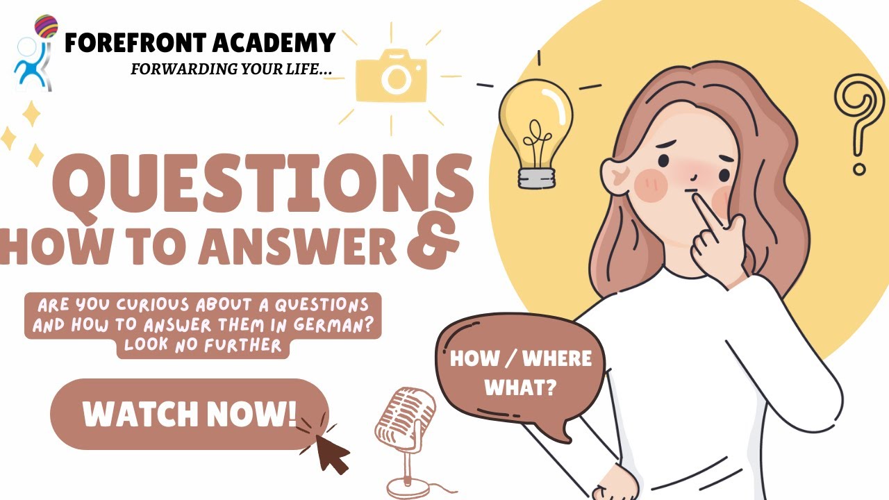 German W-Questions Made Simple: Learn in Minutes! - YouTube
