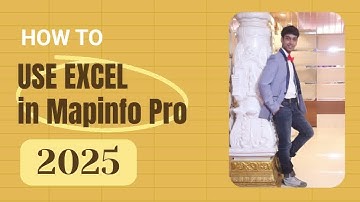 How to create points from excel in mapinfo pro 17