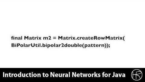 Introduction to Neural Networks for Java(Class 3/16, Part 2/5) - Hopfield