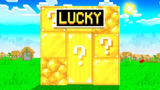 The LUCKY BLOCK Minecraft Door...