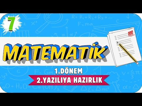 7. Sınıf Matematik 1.Dönem 2.Yazılıya Hazırlık | 2021 📝