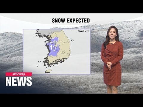 [Weather] Rain or snow along west coast tonight then central areas and Jeollabuk-do...