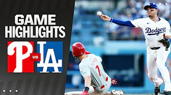Phillies vs. Dodgers Game Highlights (8/7/24) | MLB Highlights thumbnail