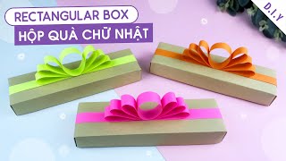 Прямоугольная коробка оригами / Как легко сделать прямоугольную подарочную коробку из бумаги