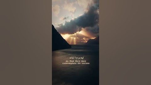 كتاب أنزلناه إليك مبارك ليدبروا آياته #quran #تلاوة_القران_الكريم #افتح_مصحفك #أدعية #أرح_قلبك