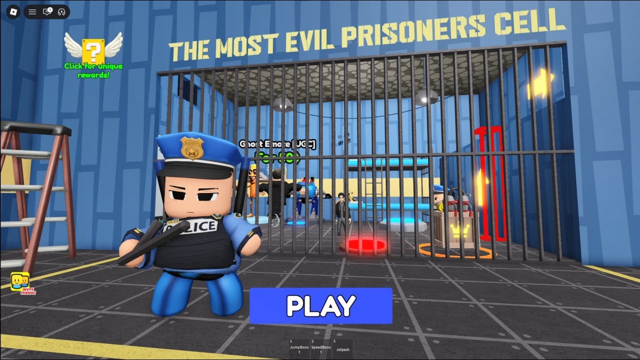 IMPOSSIBLE PRISON ESCAPE IN POLICE JR IN ROBLOX!