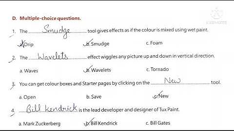 Class 3 , Chapter 6,(More in Tux Paint), Part 5