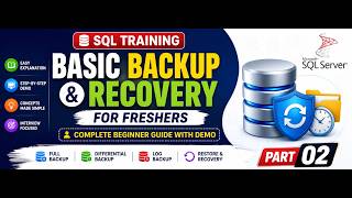 Basic Backup &amp; Recovery for Freshers | Step-by-Step Explanation (2026) Part 02 #sqldba #interview