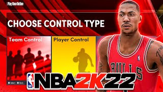 DERRICK ROSE in NBA 2K22 Player Control!
