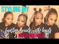 Style My Knotless Braids W/ Beads With Me: TikTok Inspired