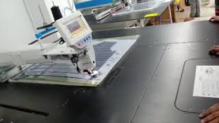 Template/ Large area pattern sewing machine.  Jack Brand MS90A. Help line: 01971564607