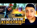 INVADI LIVES DE SALA X1 DOS CRIAS! ME RECONHECERAM? - FREE FIRE