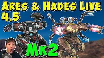 Mk2 Maxed ARES, HADES & NEMESIS Gameplay - War Robots 4.5 Live WR