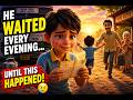 The Boy Who Waited Every Evening At The Bus Stop 😢 | Emotional Village Story