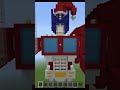 Santa Prime's Transformers Christmas build in Minecraft 2025