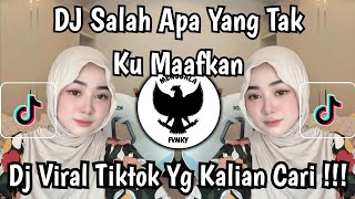 DJ SALAH APA YANG TAK KU MAAFKAN SUSAH MANA YANG TAK KU TEMANI || DJ TAK MAU LAGI KU MAIN HATI IPANK