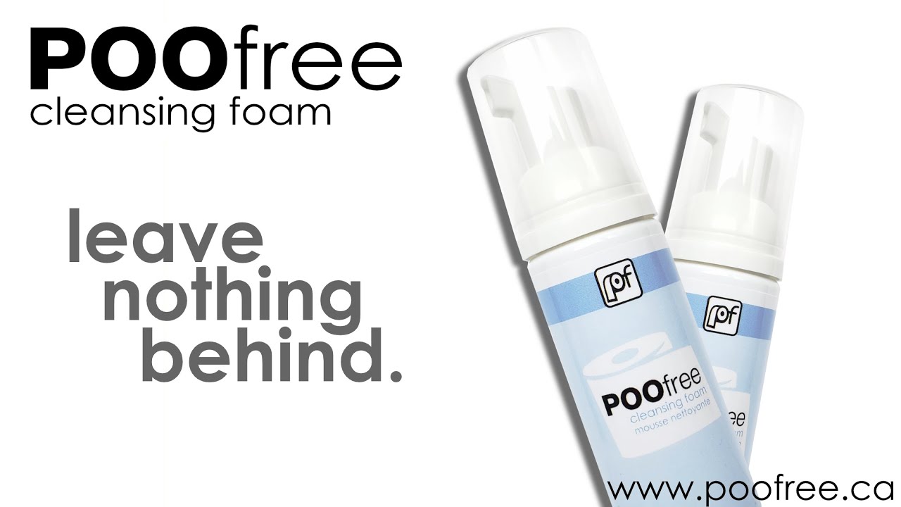 How to apply POOfree cleansing foam onto toilet paper YouTube