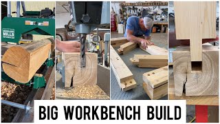 Building a big woodwork workbench