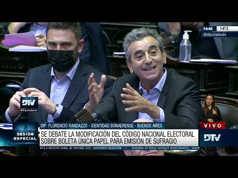 Diputado Randazzo, Florencio - Sesión 08-06-2022