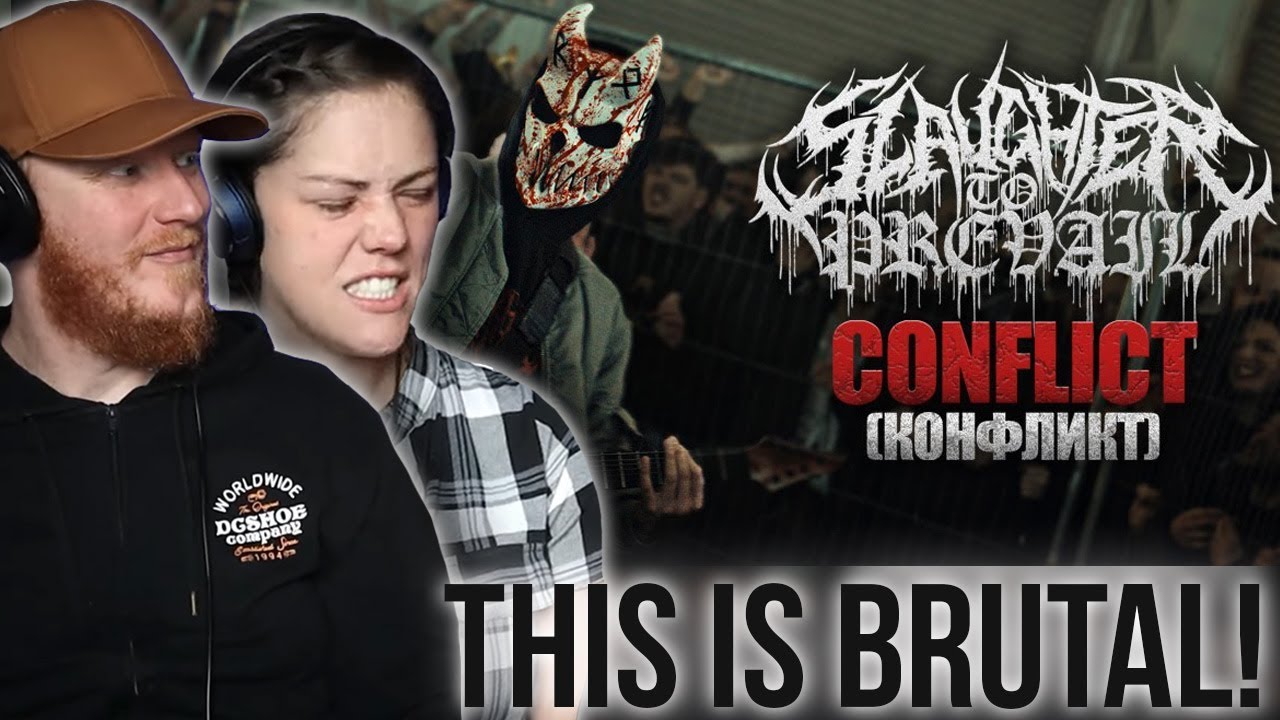 COUPLE React to SLAUGHTER TO PREVAIL - CONFLICT | OB DAVE REACTS