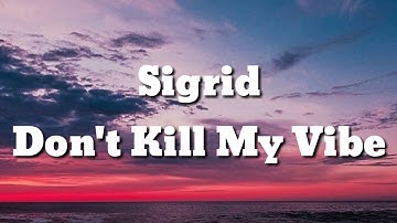 Sigrid - Dont Kill My Vibe (Lyrics)