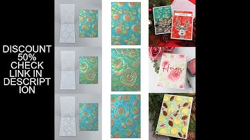 English Roses Cinnamon Sticks and Oranges 3D Embossing Folder for DIY Christmas Scrapbooking Adding