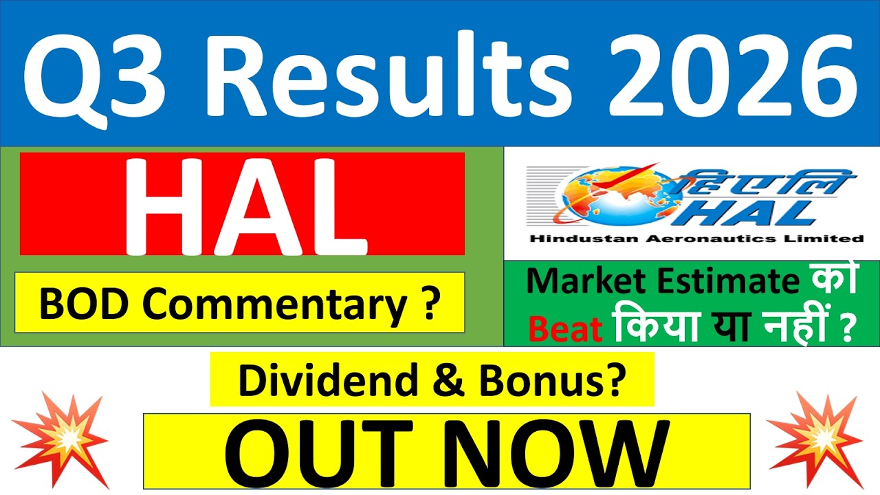 HAL q3 results 2026 | Hindustan Aeronautics results today | HAL Share News | HAL Share latest news