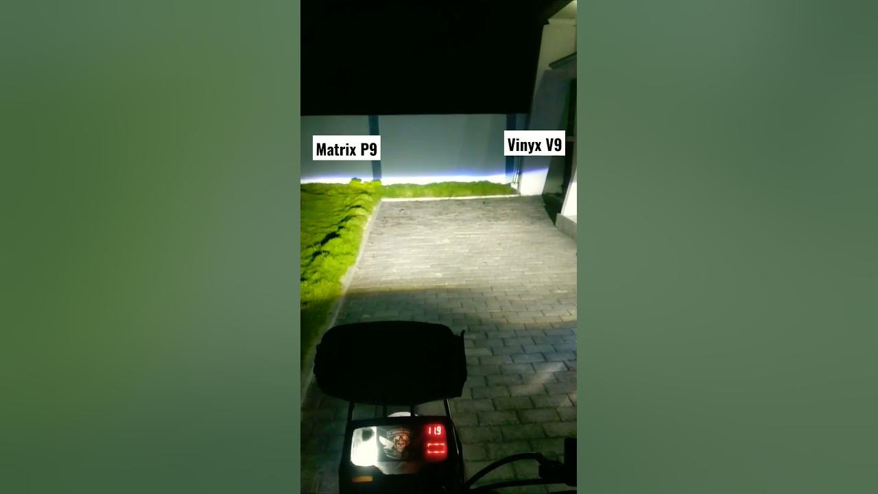pasang mini projie Vinyx V9 di New Vixion. komparasi dengan Matrix P9 | #biled #vinyx #projie