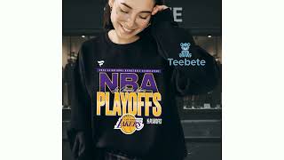 Los Angeles Lakers NBA Playoffs 2026 Retro Graphic Tee screenshot 1