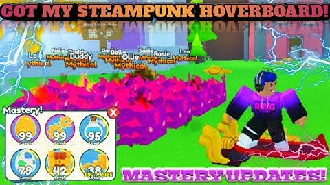 HOW i GOT STEAMPUNK HOVERBOARD (LVL 99 MASTERY) in Pet Simulator X - ROBLOX