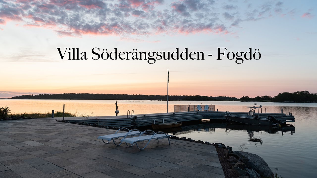 Villa Söderängsudden at Fogdö in Roslagen by Olle Zidén Architecture.