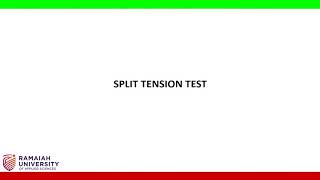 Split Tensile Strength of Concrete