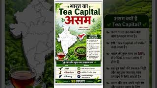 ☕ भारत का Tea Capital कौन सा राज्य है? | Assam Tea Capital of India 🇮🇳 | GK Facts #shorts