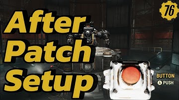 Infinite Button Setup After Patch - Fallout 76