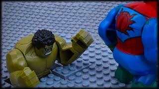 LEGO Hulk vs Spider-Hulk (Spiderman Marvel Superheroes)