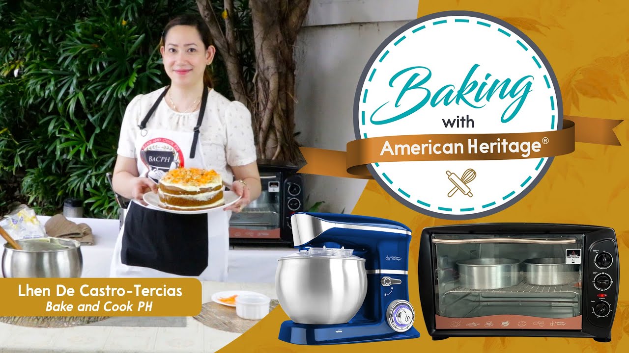 Baking with American Heritage (Naked Carrot-Pineapple Cake) Hosted by Lhen De Castro