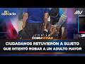 Ciudadanos retuvieron a sujeto que intentó robar a un adulto mayor | En Contacto | Ecuavisa