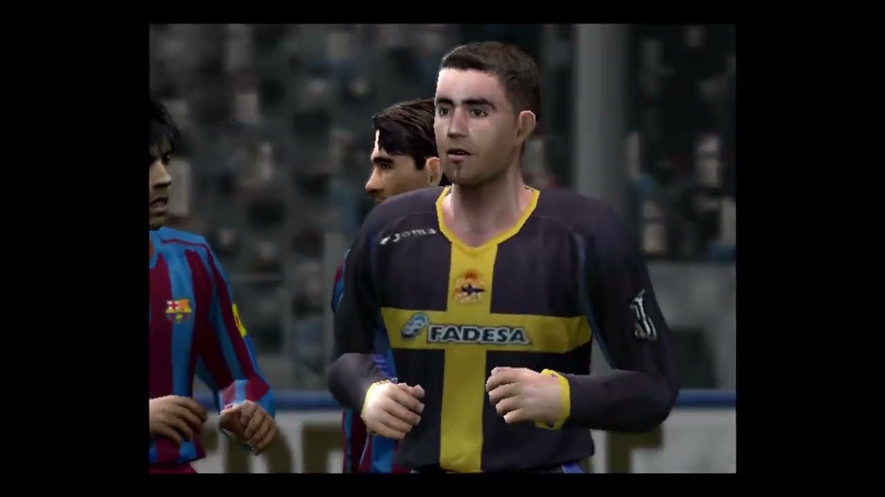 FC Barcelona vs. Deportivo La Coruna - Pro Evolution Soccer 5 League Mode La Liga Matchday 10 PES 5