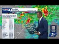Tracking severe storms in Oklahoma Thursday (9:37 p.m. Thursday, June 25, 2026)