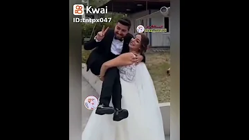 الايه انعكست العروسه بتحمل العريس هههههه 