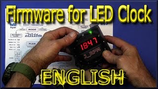 ✅ Firmware for LED Clock - ENGLISH | J_RPM