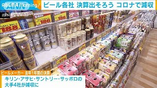ビール各社　決算出そろう　コロナで減収(2021年2月16日)